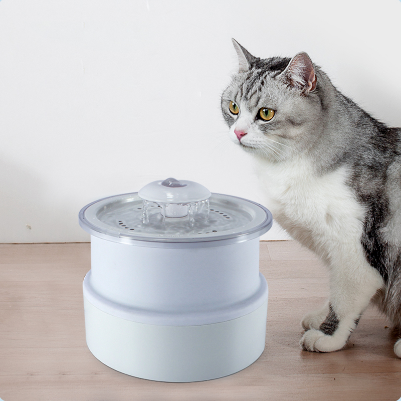 Materiale af madkvalitet BPA gratis kat springvand kæledyr sammenfoldelig springvand